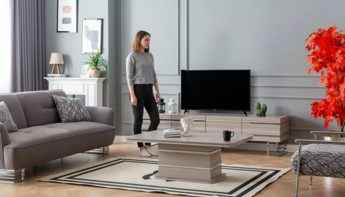 Woonkamer TV-standaard salontafel set Woonmeubels Praktisch Woonkamer