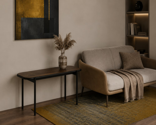 Woonkamer salontafel luxe meubel tafel bruin bijzettafel design