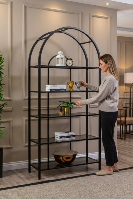 Woonkamer kast roomdivider nieuw staand boekenrek opslag