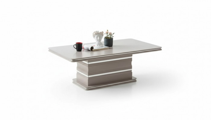 Salontafel nieuw Woonkamertafel Bijzettafel Banktafel beige Hout