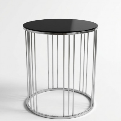 Bijzettafel Woonkamer Meubilair Materiaal Roestvrij staal zwart Ontwerp Modern