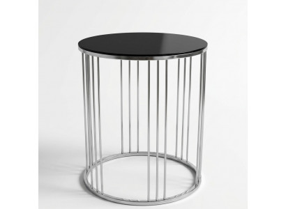 Bijzettafel Woonkamer Meubilair Materiaal Roestvrij staal zwart Ontwerp Modern