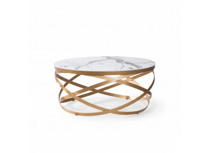 Salontafel Meubel Tafel Luxe Goud Modern Woonkamer Ontwerp Roestvrij staal