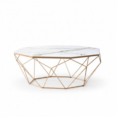 Salontafel Meubilair Tafel Goud Luxe Nieuw Modern Woonkamerontwerp Metaal