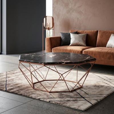 Moderne salontafel bijzettafel van hout, zwarte salontafel