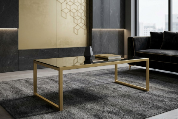 Salontafel Woonkamertafel Bijzettafel Design Roestvrij Staal Goud Modern