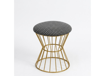 Poef Voetenbank Kubus Luxe Meubels Ontwerp Stijl Lounge Club Stof