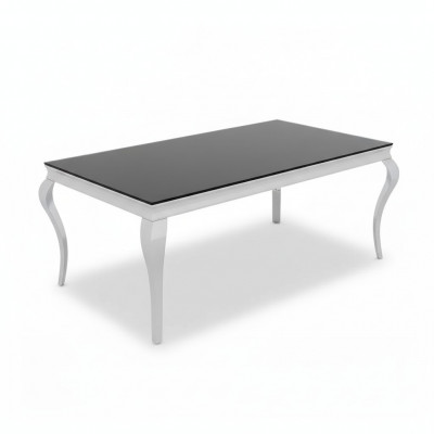 Grijze eettafel Rechthoekige eettafel Luxe houten tafels Tafels