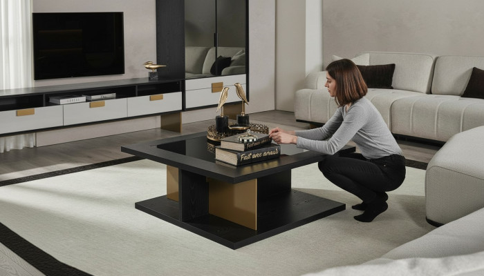 Salontafel Meubels Tafel Luxe Bijzettafel Modern Ontwerp Woonkamertafels