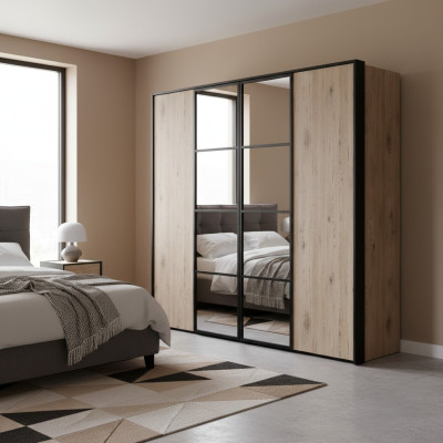 Grote slaapkamer kledingkast Moderne kasten Luxe houten meubels