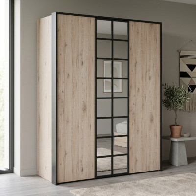 Bruine kledingkast Moderne slaapkamermeubels Designerkasten Nieuw