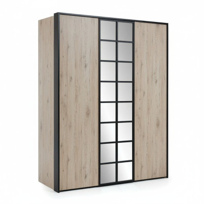 Bruine kledingkast Moderne slaapkamermeubels Designerkasten Nieuw
