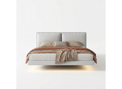 Witte slaapkamer muurbed ontwerperbedden houten frame tweepersoonsbedden