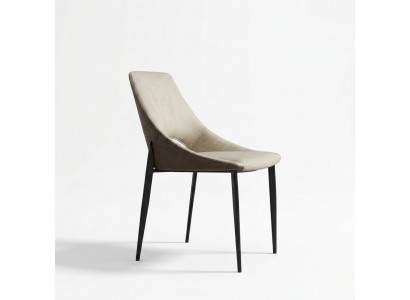 Beige eetkamerstoel Moderne nieuwe houten stoelen Stijlvolle fauteuils met armleuningen