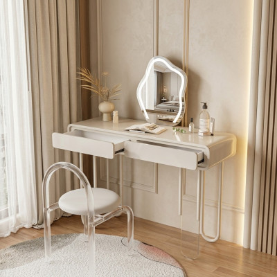 Witte make-uptafel met laden Kaptafel Luxe make-uptafel