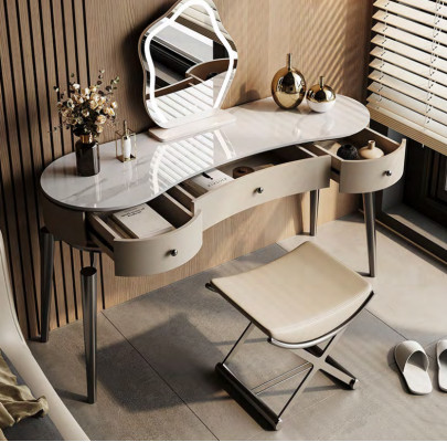 Moderne make-uptafel slaapkamermeubels kaptafel met 3 laden.