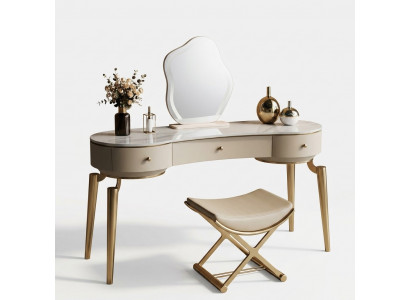 Moderne make-uptafel slaapkamermeubels kaptafel met 3 laden.