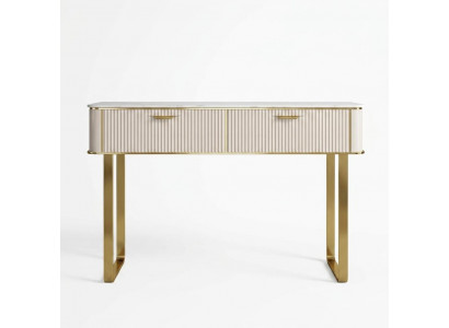 Edele kaptafel met 2 laden, luxe make-up commode
