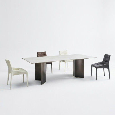 Eetkamerset Stijlvolle eettafel 6x stoelen Groep Houten frame 7-dlg