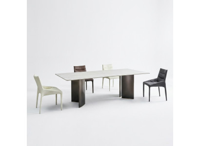 Eetkamerset Stijlvolle eettafel 6x stoelen Groep Houten frame 7-dlg