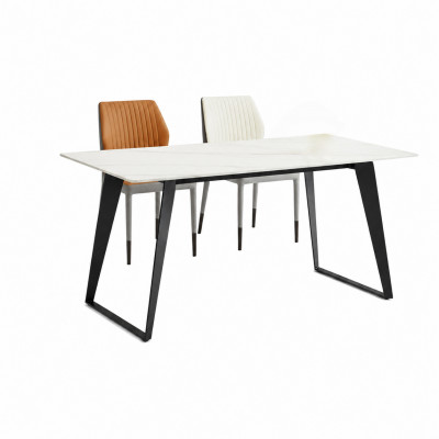 Witte eettafel Ontwerper keukentafels Eetkamer meubels Houten tafels