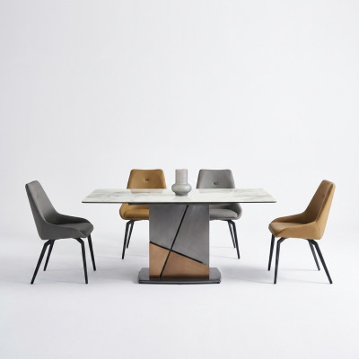 Tafel Eettafel Rechthoekige eettafels Eetkamer meubels Luxe houten tafel