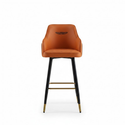 Ontwerper Oranje Barkruk Lounge Stoel 1-zits Modern Nieuw