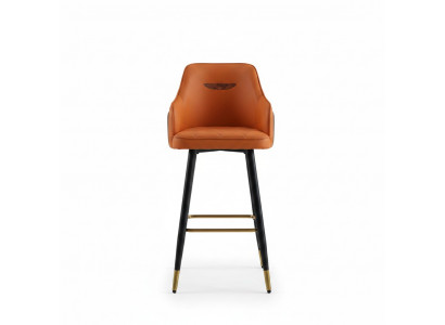 Ontwerper Oranje Barkruk Lounge Stoel 1-zits Modern Nieuw