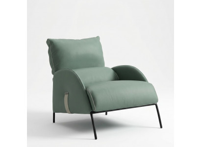 Ontwerper Groene Stoel Moderne Fauteuil 1-Zits Loungestoel
