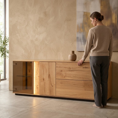 Houten tv-meubel woonkamer dressoir RTV-lage tv-kast meubels Nieuw