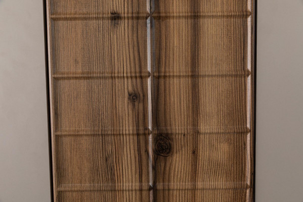 Slaapkamer moderne set textiel tweepersoonsbed hout kledingkast 4-delig
