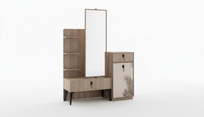 Slaapkamer luxe moderne commode met spiegel Moderne meubels Hout Nieuw