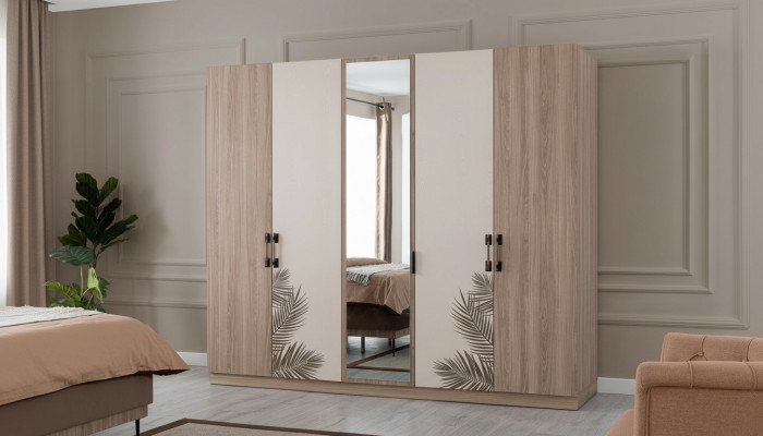 Kledingkast Ontwerp Luxe Kast Modern Slaapkamer Inrichting.