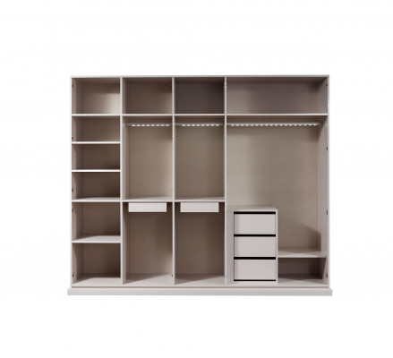 Grijze slaapkamerkast Luxe kasten Houten kast Meubelkast