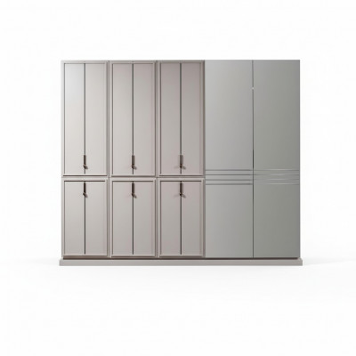 Grijze slaapkamerkast Luxe kasten Houten kast Meubelkast