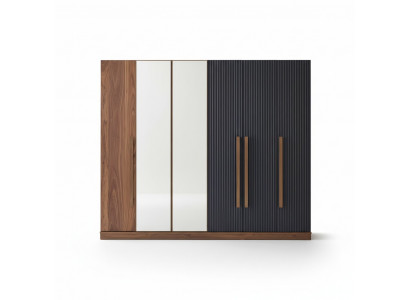 Bruine kledingkast Designer Luxe Meubels Houten kast Inrichting Kast