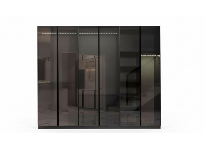 Moderne grijze kledingkast Slaapkamer kasten Designer inrichting