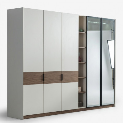 Witte slaapkamer kledingkast Luxe Moderne kast met schuifdeuren