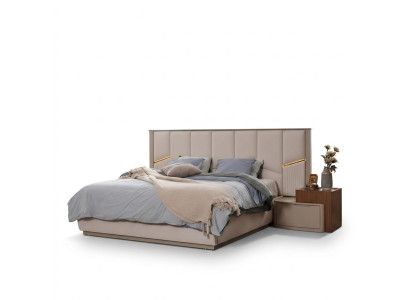 Exclusief tweepersoonsbed Gestoffeerde bedden Slaapkamer Moderne inrichting