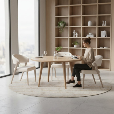 Eetkamerstoel Wit Gestoffeerde Stoel Designer Eetkamer Houten Stoelen Nieuw