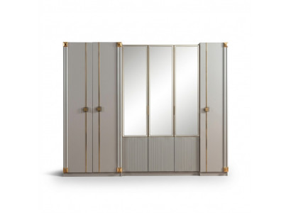 Ontwerper kledingkast Slaapkamer Luxe kasten Stijl Houten meubels