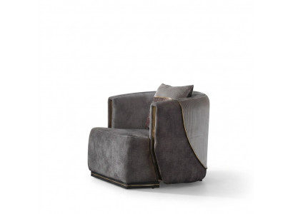 Ontwerper fauteuil woonkamer luxe modern zit textiel meubel fauteuil