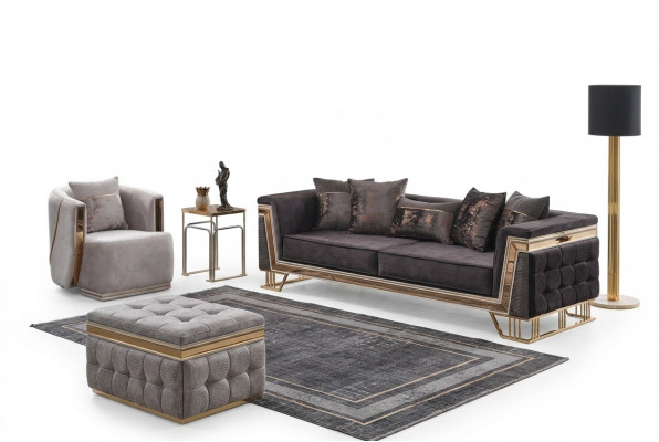 Zitbank Luxe Bankstellen Driepersoons fauteuil Moderne woonkamerbank