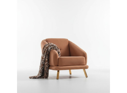 Designer fauteuil woonkamer luxe zitkussen textiel meubels modern fauteuil nieuw