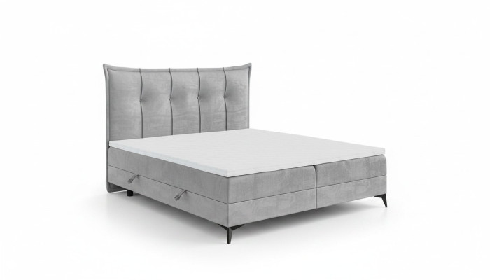 Ontwerp tweepersoons bed slaapkamer textiel meubels modern luxe bed boxspringbed