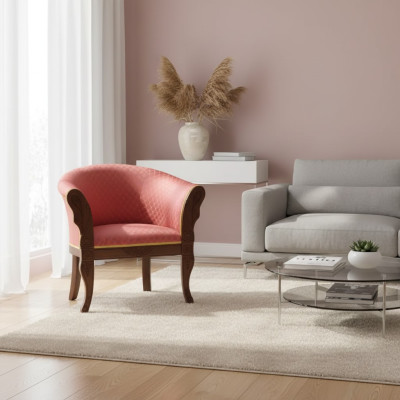 Klassieke designer fauteuil Woonkamer meubels Stoffen meubels Beklede zitbank