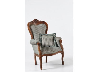 Klassieke woonkamer fauteuil Gestoffeerde fauteuil Stoffen meubilair Stoel voor één persoon Kantoor