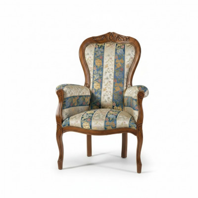 Fauteuil Designer Zit Luxe Textiel Bekleding Stof Meubels Klassiek Ontwerp