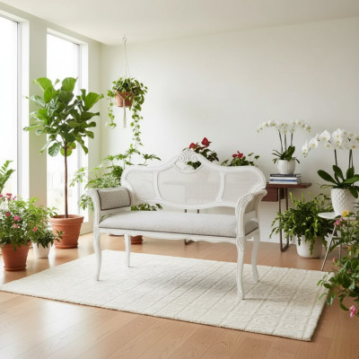 Bank Woonkamer Klassieke bank Stof Textiel Meubels Zitbanken Banken