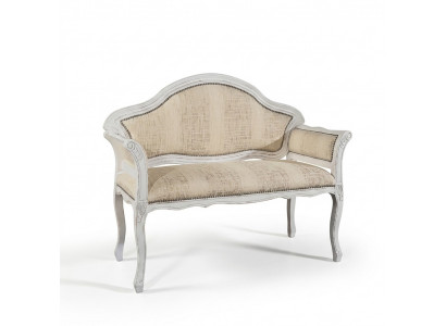 Beige Klassieke gestoffeerde bank Designer Woonkamer Zitmeubelen Nieuw Luxe